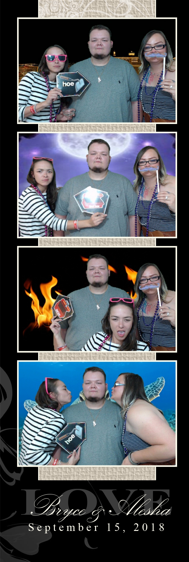 Alesha and Bryce's Wedding | View more photos from the event at gallery.photoboothbillings.com/u/PhotoBoothBillings/Alesha-and-Bryces-Wedding